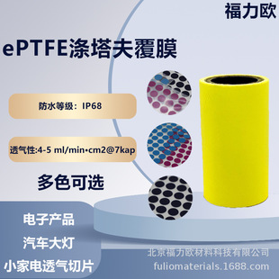 Forio waterproof breathable membrane ePTFE polyester taffeta multi-color optional