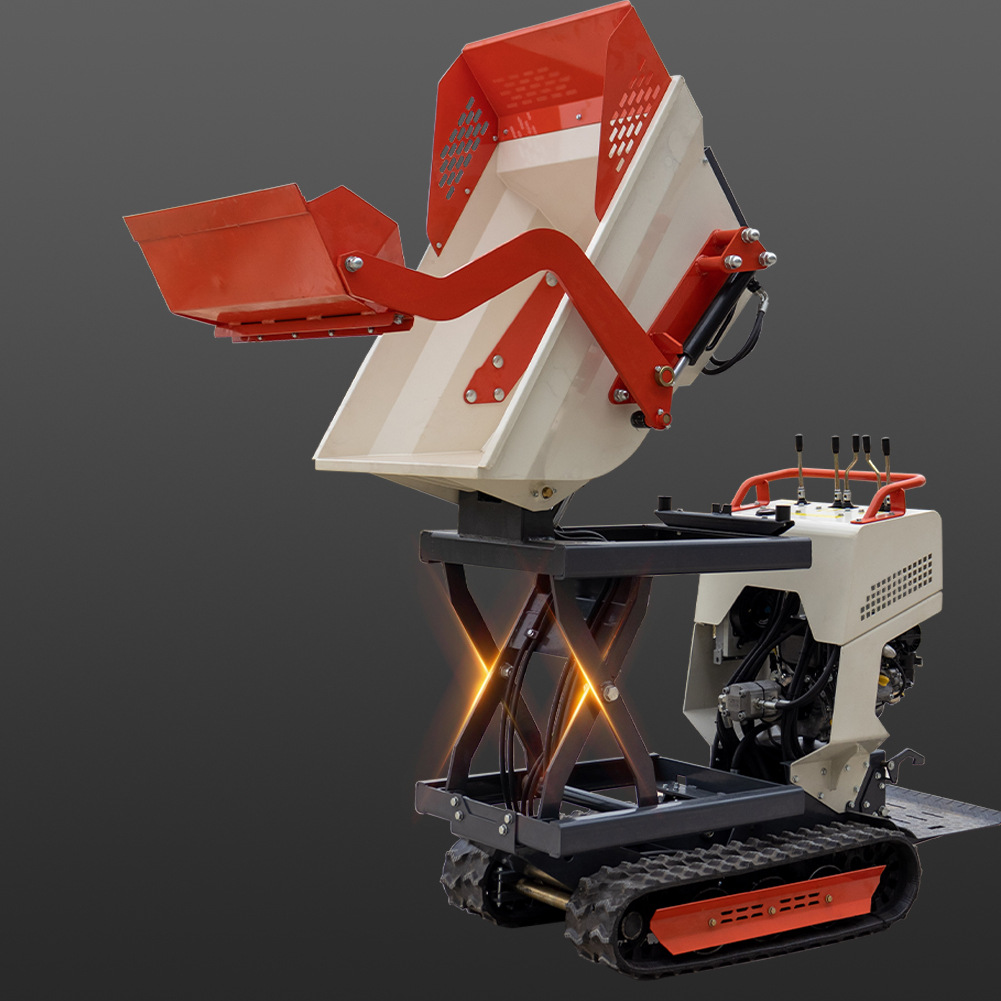 出口欧美500KG升降翻斗车 家用果园农场码头搬运EPA运输自卸车