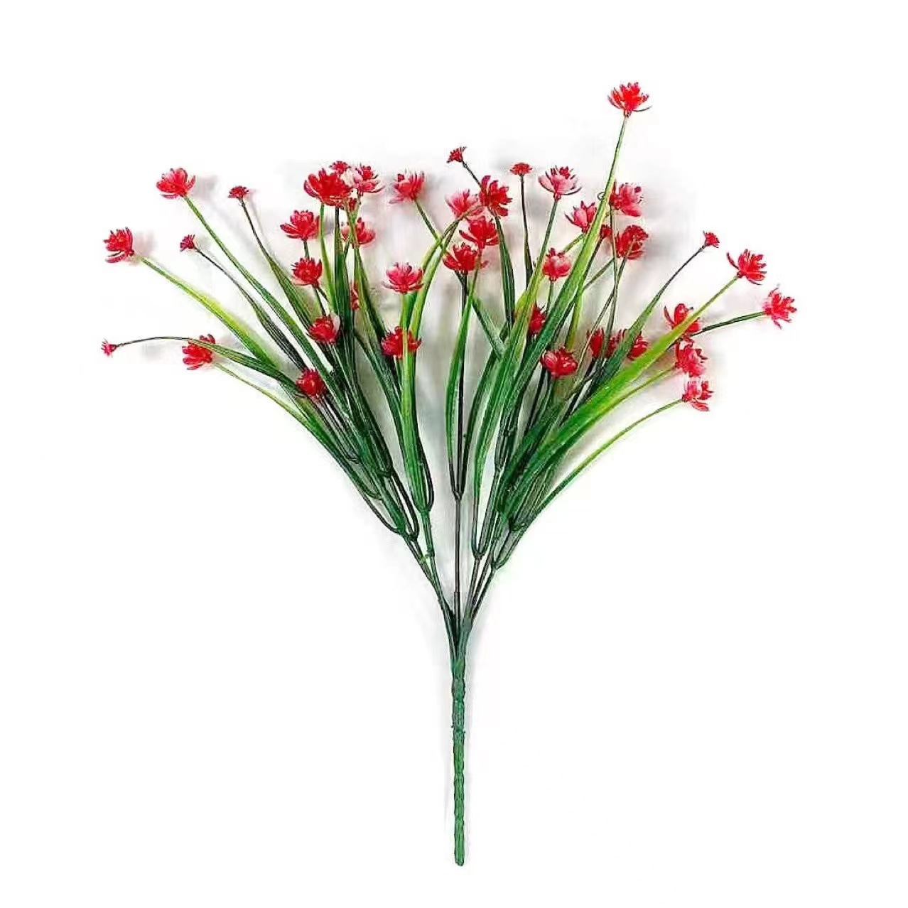 Amazon transfronterizo flor artificial hierba de primavera Camelia cortina de partición decorativa al aire libre flor artificial Rosa ESTRELLADO