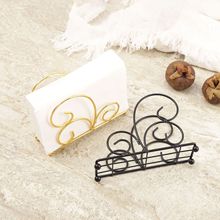 跨境铁艺桌面立式纸巾架餐巾架酒店厨房轻奢咖啡厅民宿纸巾收纳夹