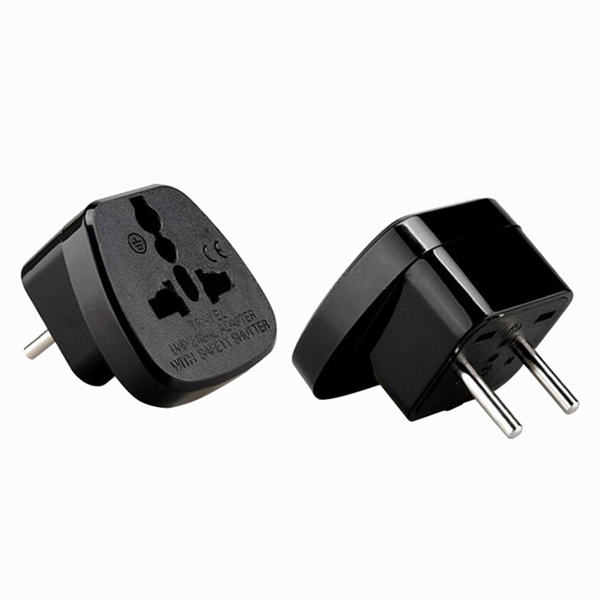 全铜SS-9B欧标通旅游插头转换插座4.8mm中东南美洲欧盟各国苏俄门