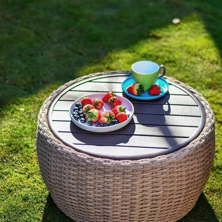 Mesa de café de madera plástica