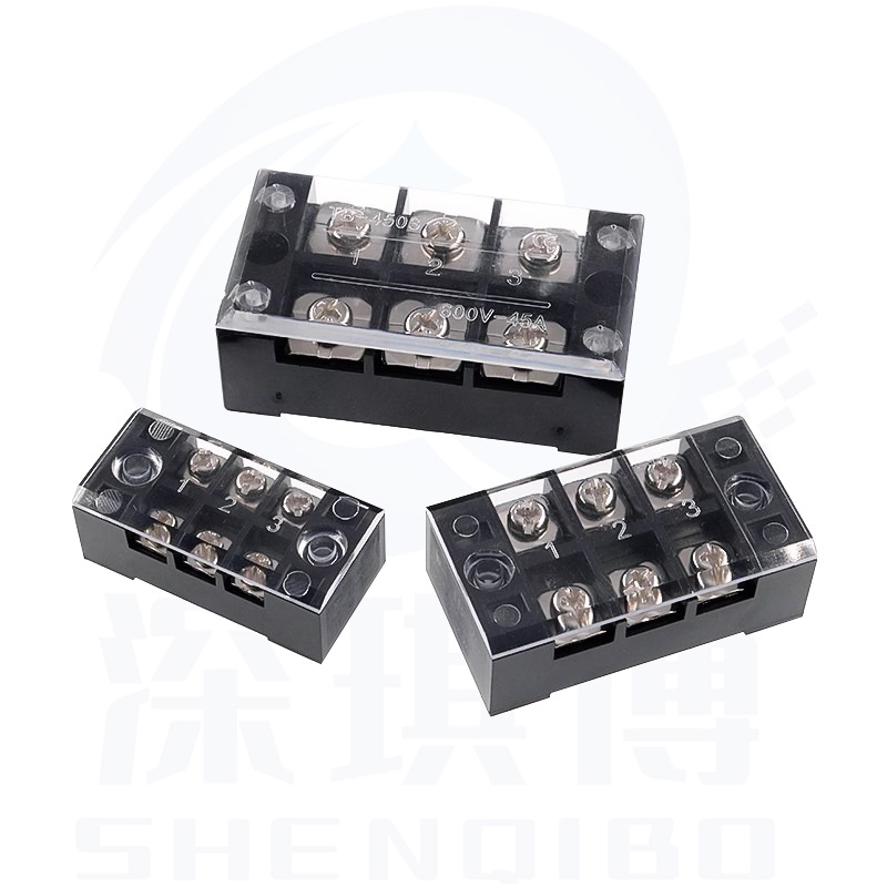 TB Terminal TB1503 / 2503 / 4510 Caja de terminales fijas tipo toque 15 / 25 / 45A