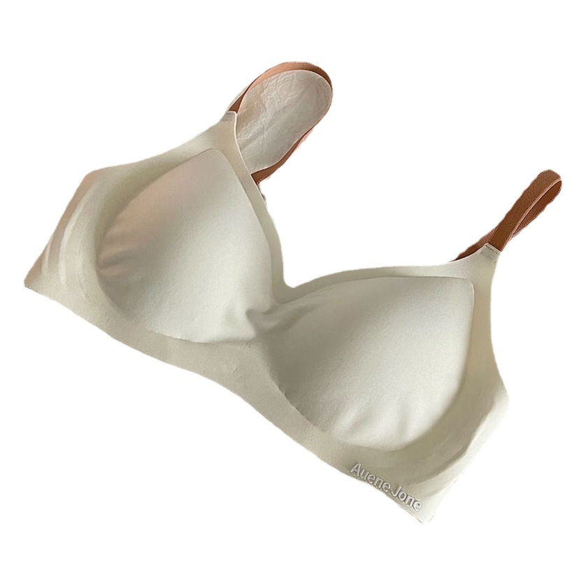Helado de alta calidad soporte suave belleza espalda ropa interior sin costuras tira de jalea brillante anti-caída recolectada sujetador sin costuras