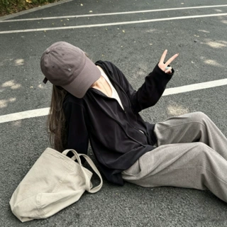 美式连帽卫衣外套女秋季2026新款早秋宽松小个子休闲拉链开衫上衣