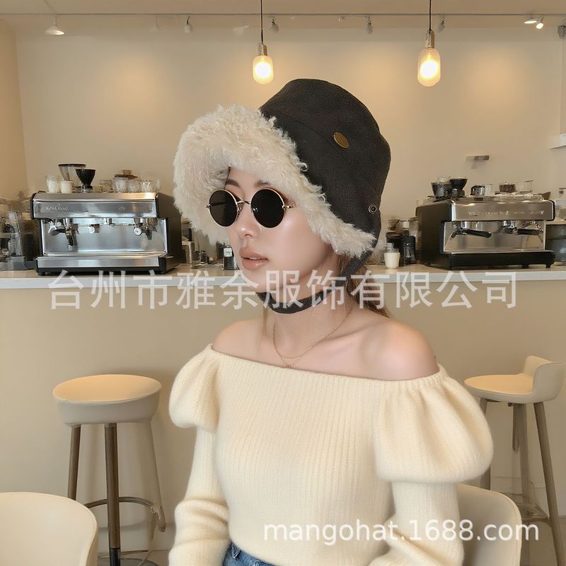 骑车雪地羽绒雷锋帽女冬季韩版显脸小保暖毛绒帽加绒护耳滑雪帽子|undefined