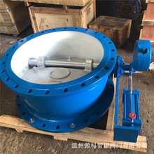 HH47X微阻缓闭止回阀 蝶阀带重锤缓冲斜盘式止回阀 HH47X-10Q