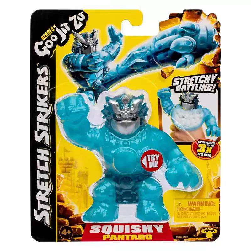 Лось Cool Muscle Group Goo Jit Zu, игрушки-антистресс из мягкой резины, креативные релакс-игрушки, глубоководный герой, животные