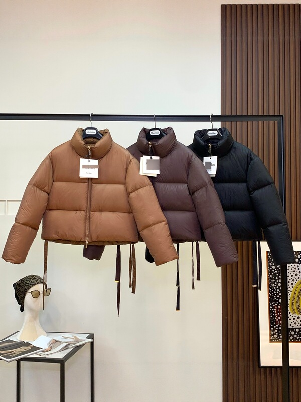 max家秋冬新款短款羽绒服女宽松连帽面包服外套气质欧美外贸批发|undefined