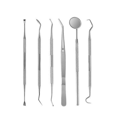 Stainless Steel Dentist Tools Oral Care Tools Home Anti-Fog Mirror Probe Teeth Cleaning Dental Materials