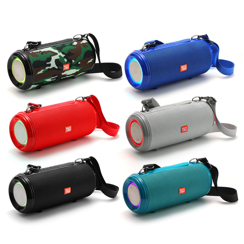 TG537 altavoces Bluetooth inalámbricos batería tela portátil cinturón creativo sonido al aire libre subwoofer pesado