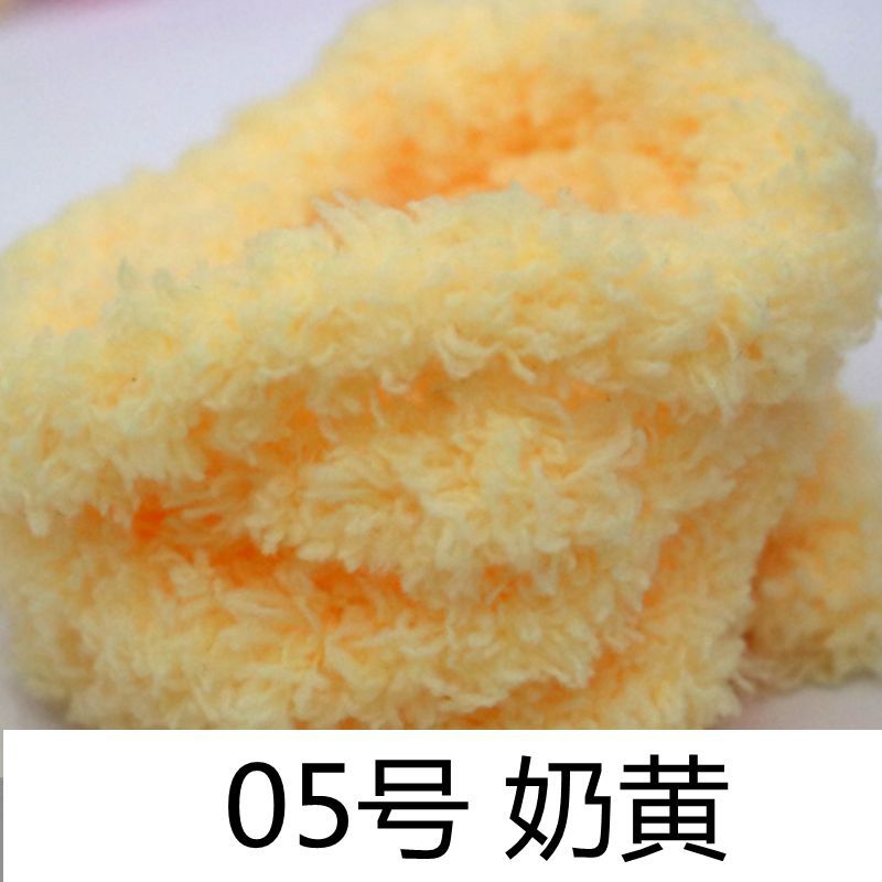 15mm cifrado Twist stick 1 m largo Super grueso Super denso tira de lana de raíz de lana hecha a mano DIY cachorro material paquete