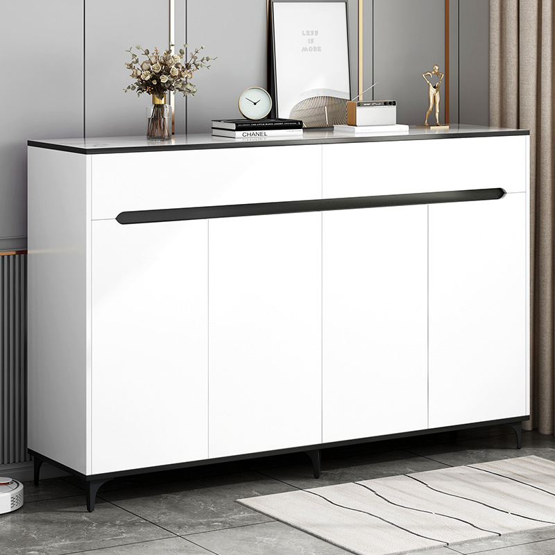 Zapatero para la entrada del hogar, gran capacidad, lujo ligero, sensación de alta gama, mueble de entrada montado en la pared, mueble de almacenamiento, mueble de almacenamiento para balcón, zapatero.