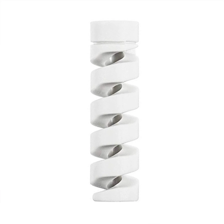 Cable Protector (Apple compatible) Spiral Silicone Sleeve, Anti‑Fray Charging Cord Guard