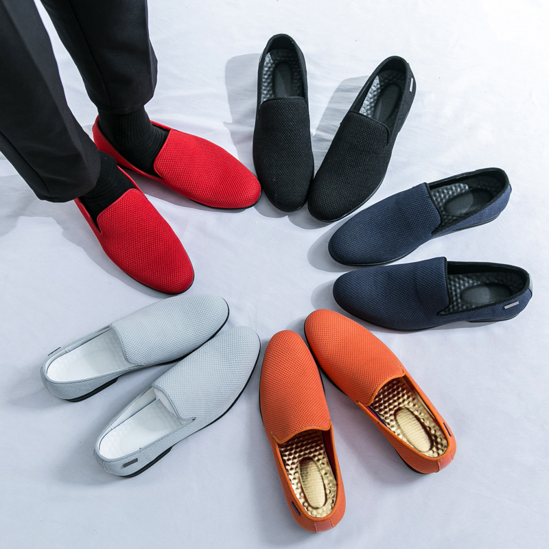 Zapatos Lofu simples y transpirables para hombres de talla grande transfronterizos 2024 primavera y otoño nuevos zapatos Lofu casuales de negocios para hombres