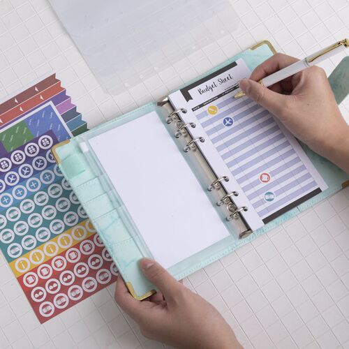 Amazon Cross-border Creative Handnotebook A6 Budget Notebook A5 PU Spiral Notebook Handwritten Notebook
