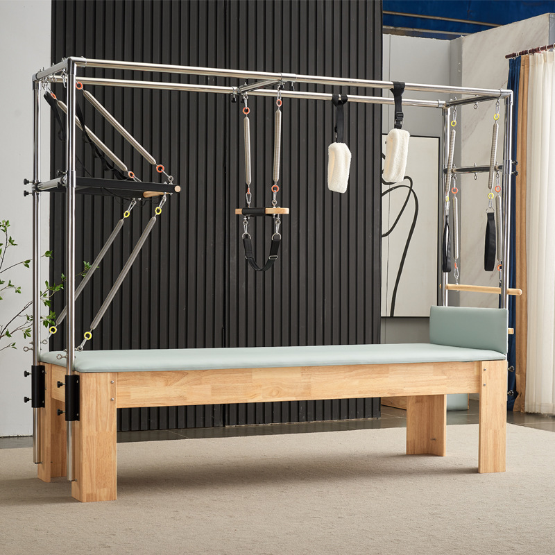 Pilates gran equipo núcleo cama hogar yoga profesional equipo de cinco piezas conjunto cadillac tres en una cama elevada