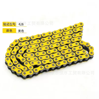 Modified Chain 428H – Other drive systems - 428-110-knots-yellow