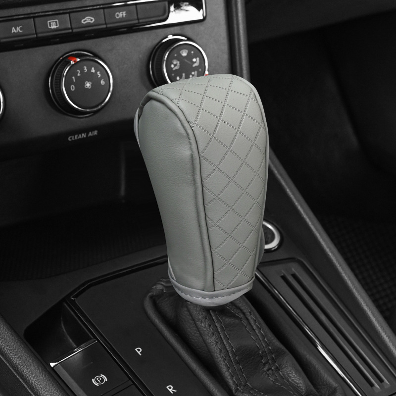 Cubierta del engranaje del coche cubierta de la palanca de cambios del coche cubierta del freno de mano engranaje manual engranaje automático vaina interior del coche universal