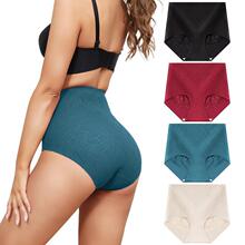 R 37387 High waist printed panties ��Χӡ����˿��羳��