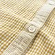 Non-printing Pure Cotton Double-layer Yarn Nightdress Spring and Summer Cardigan Pastoral Style dress Outer Wear Home Clothes Pajamas Long Skirt