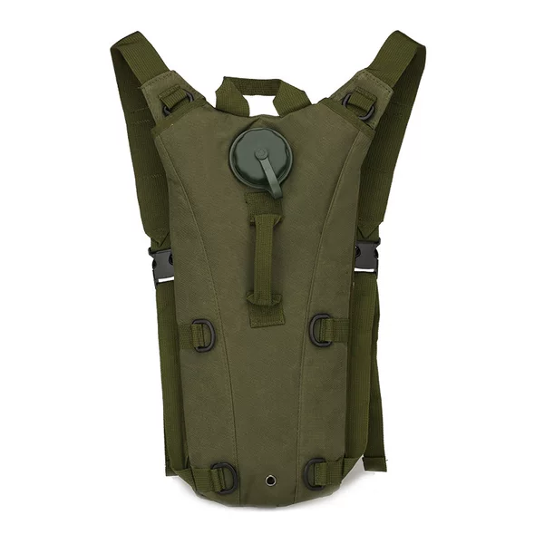 Outdoor Sports Military Fan Cycling Portable Tactical Water Bag Integrated Backpack for Men and Women Waterproof and Wear-Resistant Mountaineering Hiking Water Bag