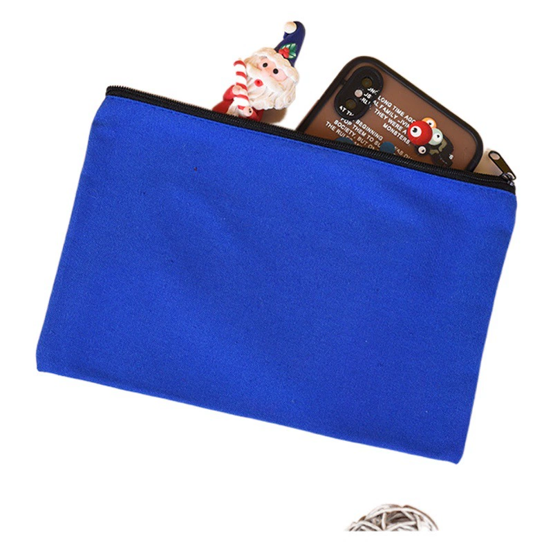 Холщовая сумка для карандашей Фабрика на заказ Студенческая живопись на молнии Канцелярская сумка Ручная косметичка для хранения Трансграничная Amazon