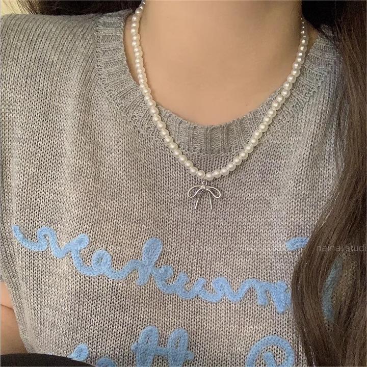 海星贝壳珍珠项链女多巴胺海边度假风叠戴锁骨链独特氛围感配饰夏|undefined