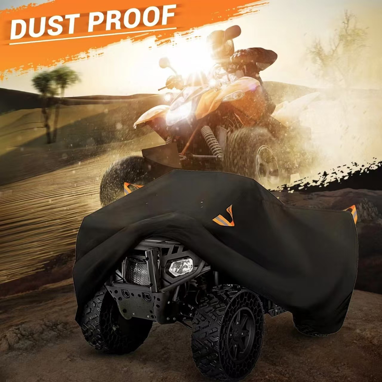 Cross-border Waterproof Beach Car Cover ATV Cover ATV Car Cover ATV Car Cover Dust Cover