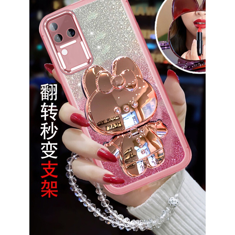 Suitable for Motorola Motog56 Mobile Phone Case with Stand Edge70Fusion Anti-Fall and Comes with Lens Film