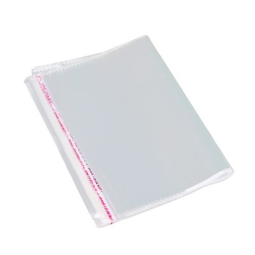 Transparent self-sealing plastic bag, garment packaging bag, PP pressure-sensitive adhesive self-adhesive film bag, 30cm long