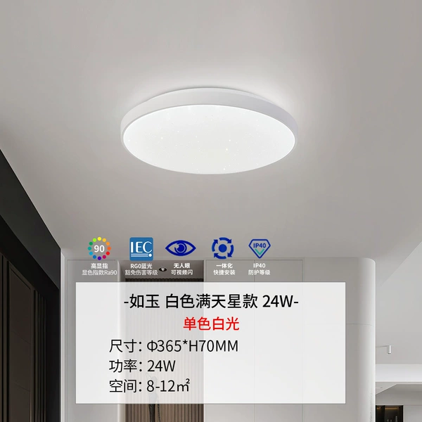 Light + three defenses [Ruyu White-Gypsophila] 24 watt white light RG0
