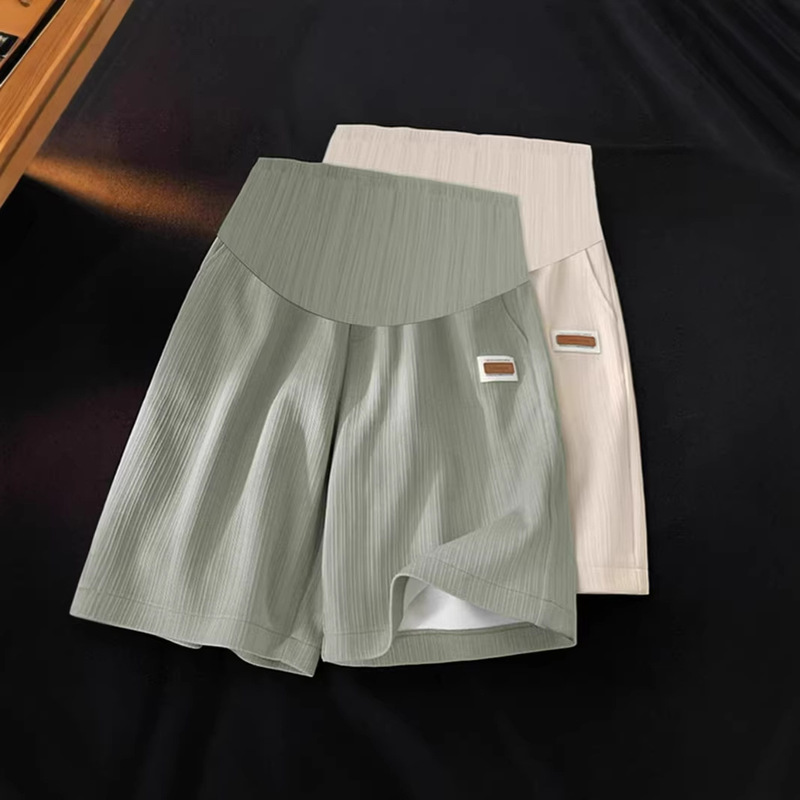 Maternity Shorts for Summer, Fashionable Outerwear, Maternity Wear, High-Waisted, Belly-Supporting, Loose-Fitting, Plus-Size, Thin Maternity Shorts Maternity Shorts for Summer, Fashionable Outerwear, Maternity Wear, High-Waisted, Belly-Supporting, Loose-Fitting, Plus-Size, Thin Maternity Shorts