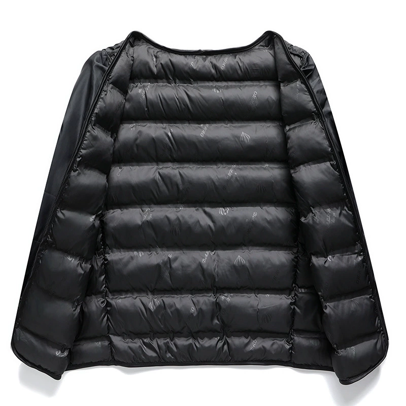 Woolen coat, liner, jacket for leisure, for middle-aged man