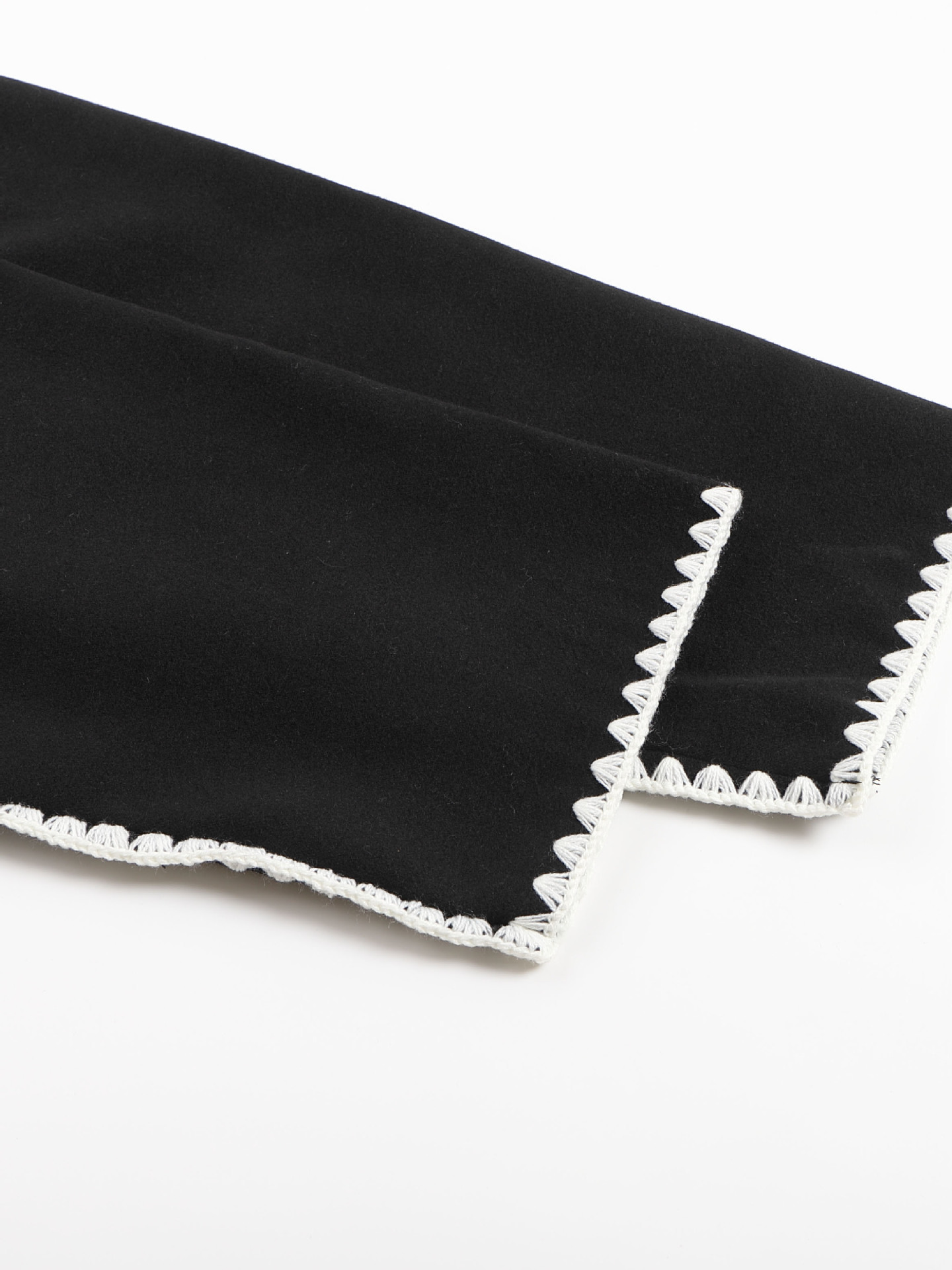 Women's Clothing Double sided Woolen Long Sleeves with Scarf and Tassel Long Tops and Windbreaker Jackets_voghion.com