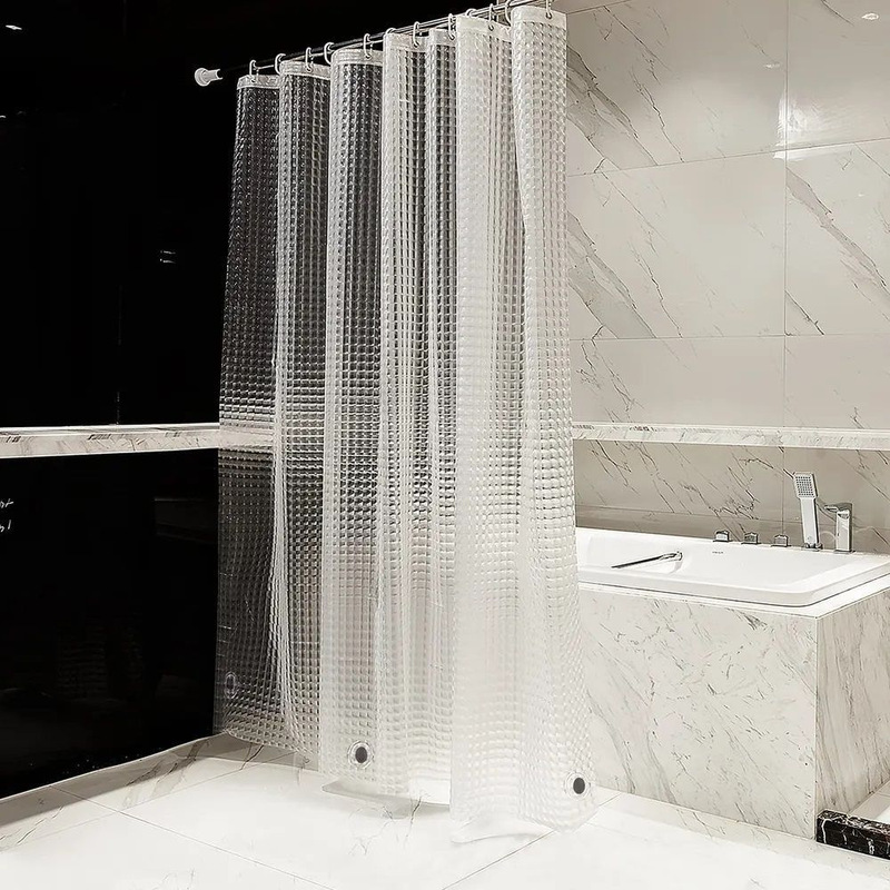 Thickened Bathroom Shower Curtain 3D Ice Cube Eva Cat Eye Bathroom Curtain Waterproof and Mildew-Proof Manufacturer In-Stock Cross-Border Thickened Bathroom Shower Curtain 3D Ice Cube Eva Cat Eye Bathroom Curtain Waterproof and Mildew-Proof Manufacturer In-Stock Cross-Border