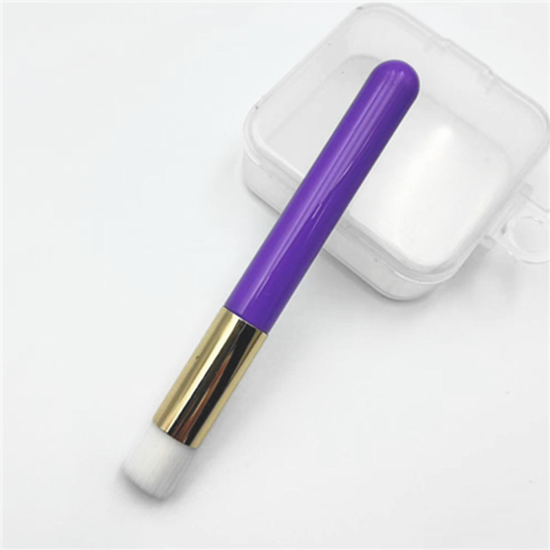 Nuevo injerto mousse de pestañas cepillo de limpieza de nariz plana herramienta de limpieza lateral blackhead eliminación nariz portátil cepillo de lavado image 18