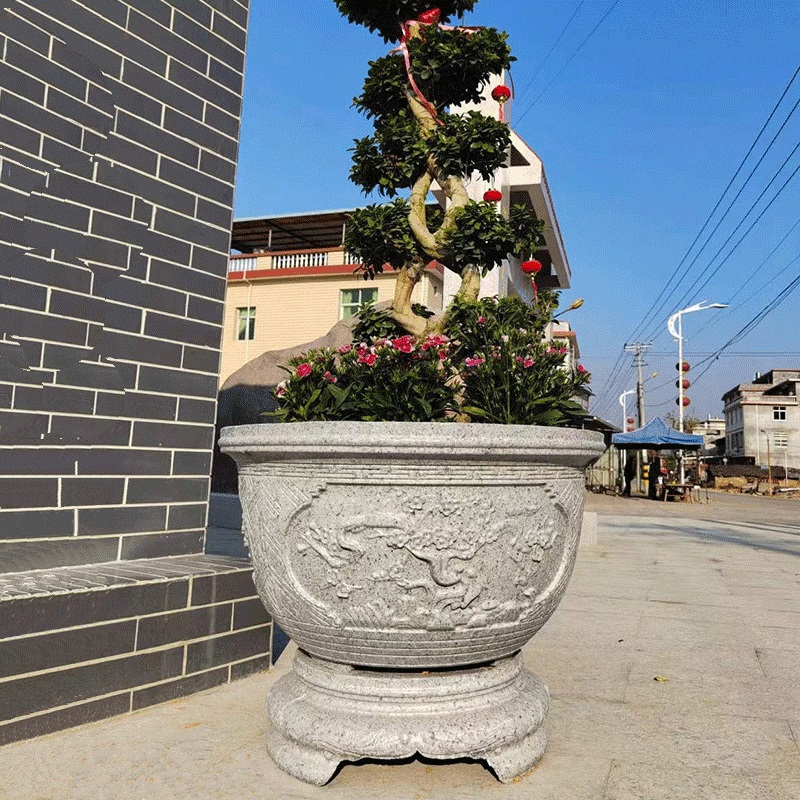 欧式圆形水泥花盆模具塑料花纹圆花盆磨具盆栽自制圆花盆欧式塑钢