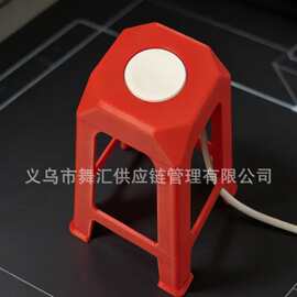迷你红凳子适配苹果手表充电座 Mini Red Stool Watch Stand