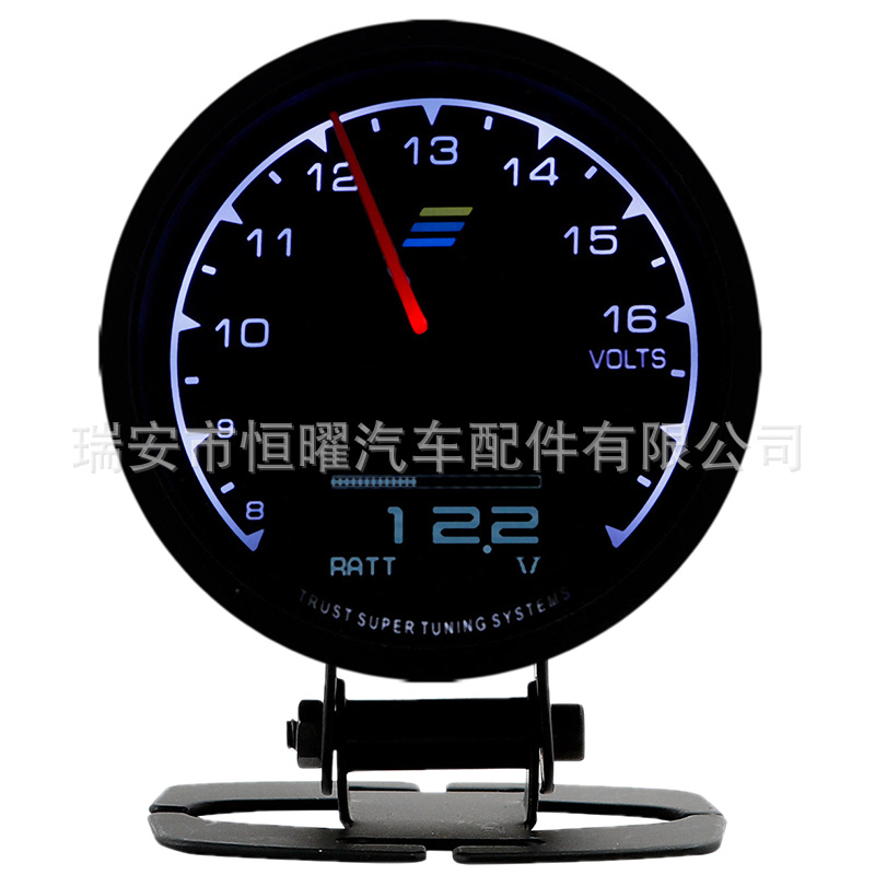Car Modification Instrument Greddi Water Temperature, Engine Speed, Oil Pressure, Turbocharger Voltage, Vacuum, and Exhaust Temperature Multifunctional Vehicle Gauge