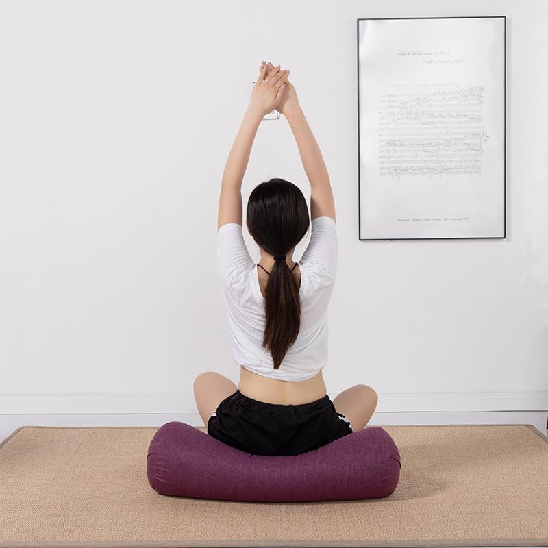 T5J Free Shipping Yoga Pillow Professional Iyengar Yin Yoga Pillow Assistive Clearance Pregnant Women Small Waist Pillow Square Cylindrical