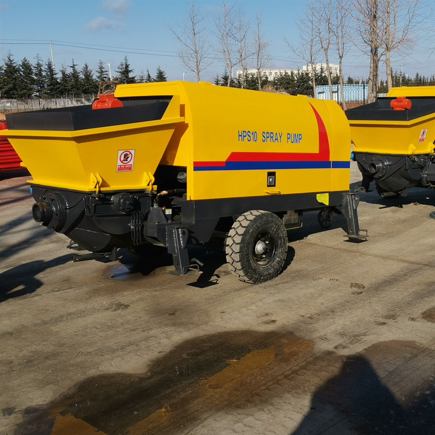 HBT混凝土泵 混凝土车载泵 小型大骨科混凝土泵 湿喷机护坡湿喷车