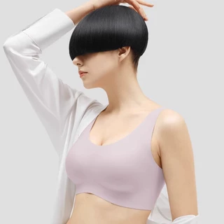 内衣女大胸显小无痕美背文胸罩无钢圈收副乳运动舒适内衣女云朵感