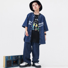 街舞儿童潮服男童嘻哈帅气潮牌童装少儿hiphop流行舞演出服装女童