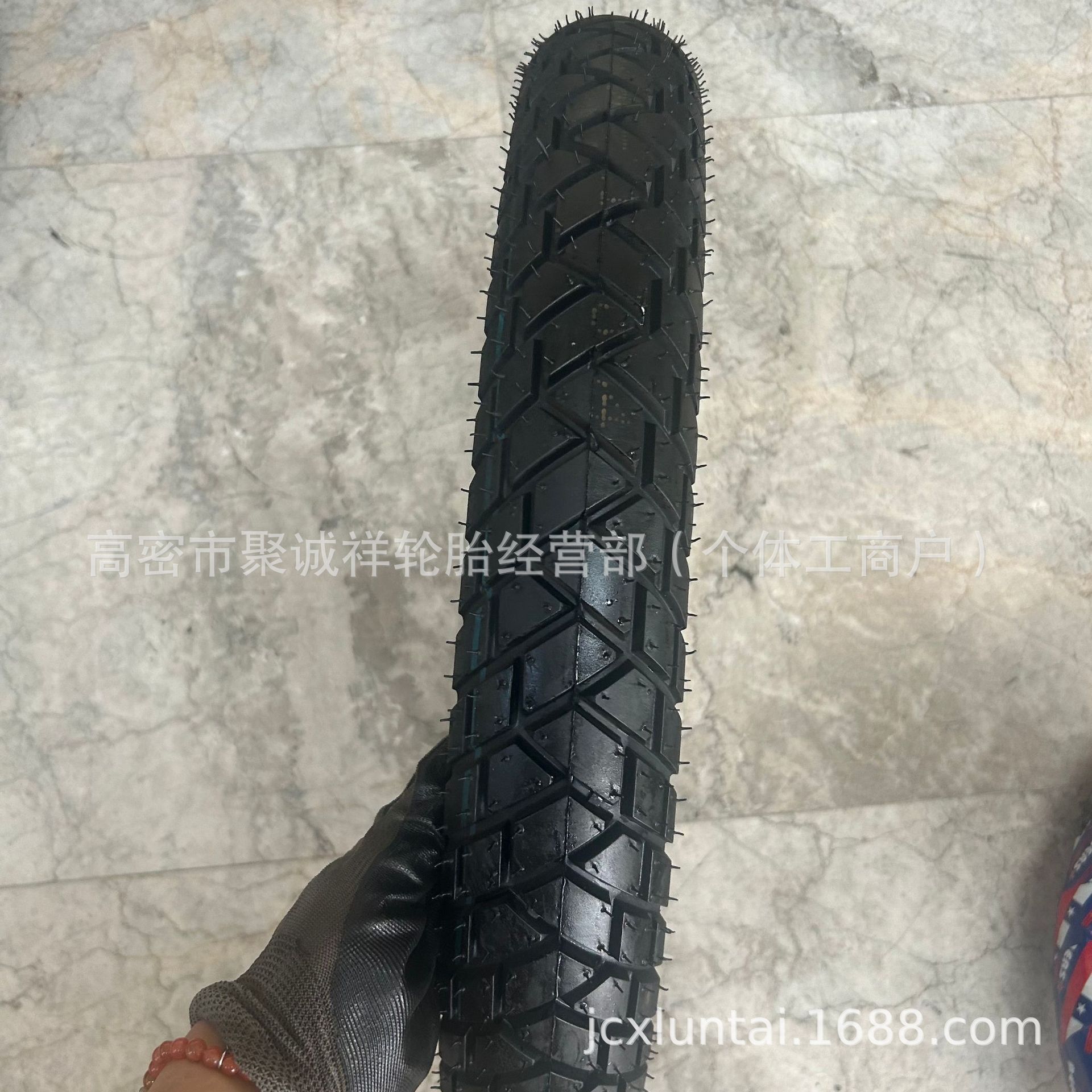 Motorcycle tire outer tire 90/90-21 pattern SS-080-1 all-terrain pattern, wear-resistant and anti-slip