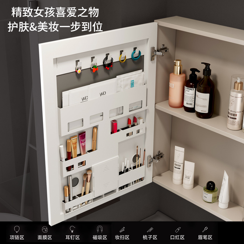 Tipo de piso de aluminio del espacio gabinete de baño combinación de baño lavabo de cerámica integrado balcón lavabo