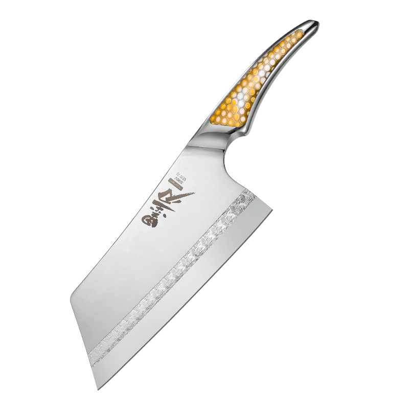 잉크 블레이드 S90V 분말 강철 팬텀 노란색 수지 손잡이 슬라이스 나이프