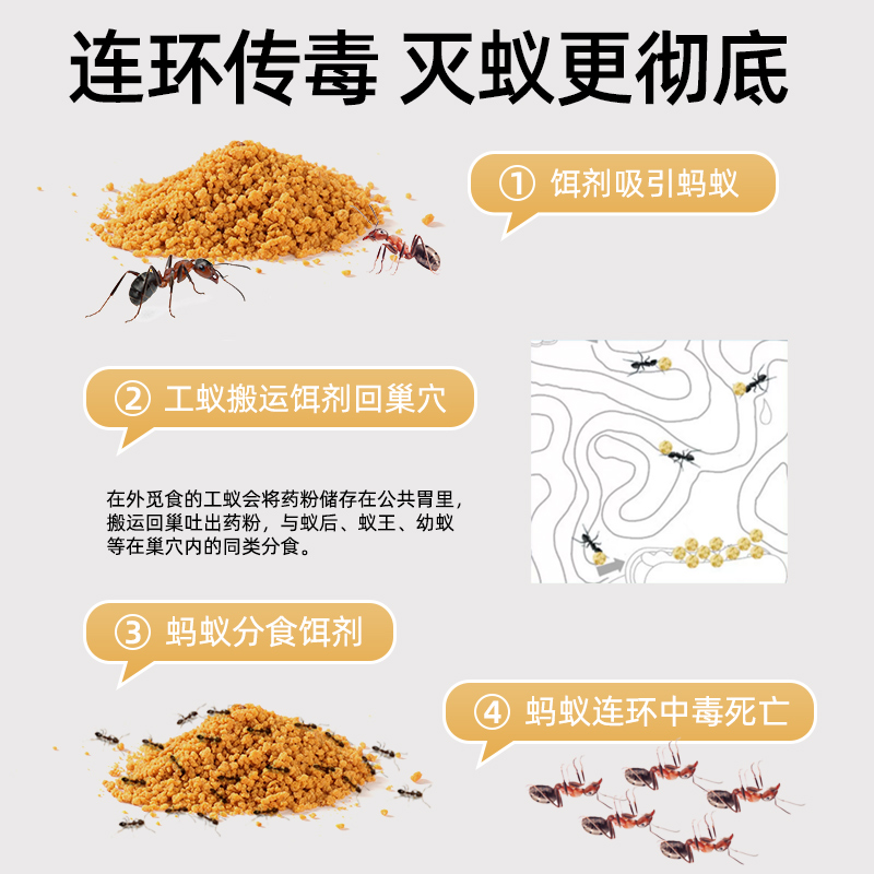 Ant medicina doméstica nido completo de una olla extremo para el control de termitas rojas interiores no tóxicas para matar al aire libre 7