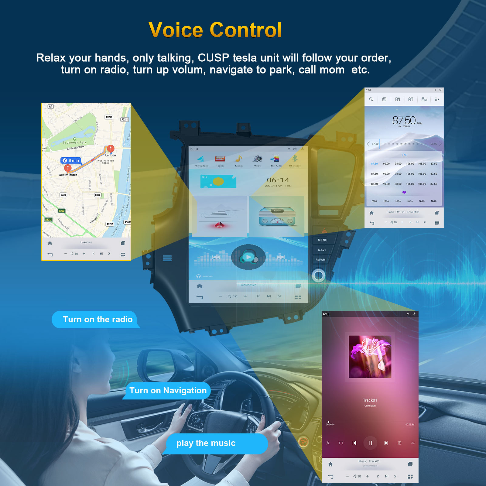KIA K5 Vertical Screen CarPlay Car Multimedia IPS GPS Android Navigation