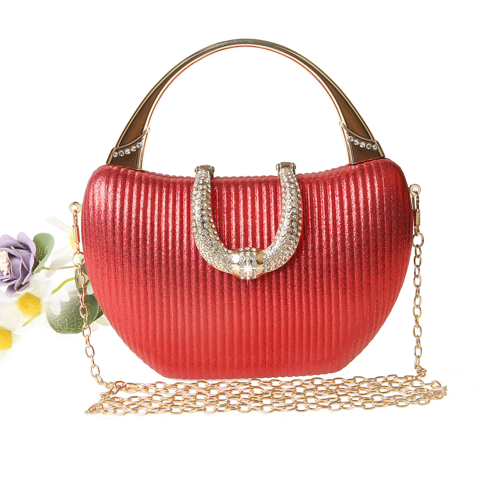 Pochette da sera elegante con paillettes borsetta per donna_voghion.com